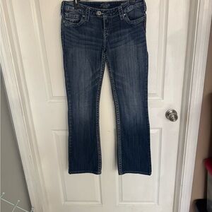 Silver Jeans Dark Blue Boot Cut Women Jeans
